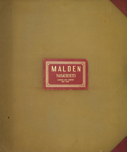Sanborn Fire Insurance Map from Malden, Middlesex County, Massachusetts (1957), Sheet #0001 - Complete Map Set gallery image, historic Sanborn map, vintage wall art, Massachusetts Massachusetts