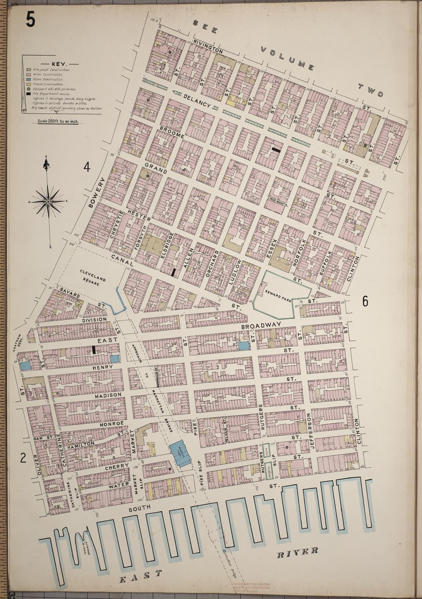Sanborn Fire Insurance Map from New York; Special Atlases, New York, New York (1913), Sheet #0005 - Complete Map Set gallery image, historic Sanborn map, vintage wall art, New York New York