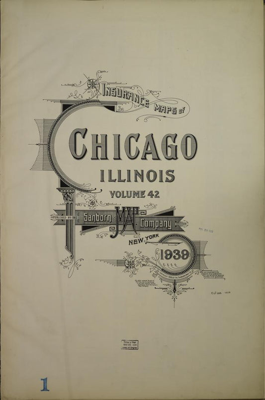 Sanborn Fire Insurance Map from Chicago, Cook County, Illinois. (1939) – Map View