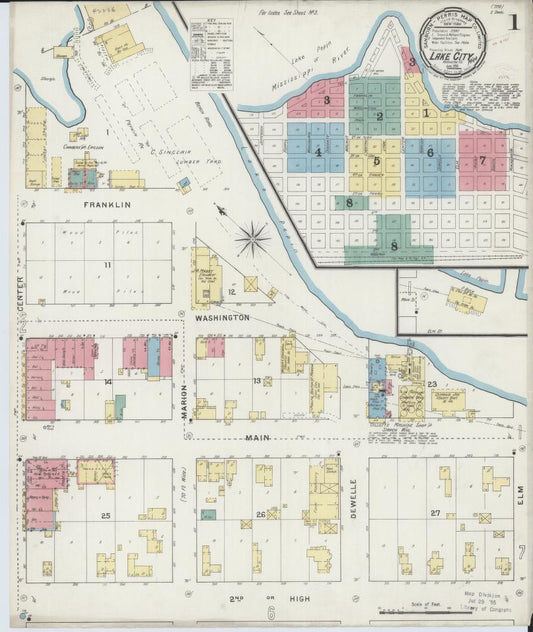 Sanborn Fire Insurance Map from Lake City, Wabasha County, Minnesota. (1894) – Map View