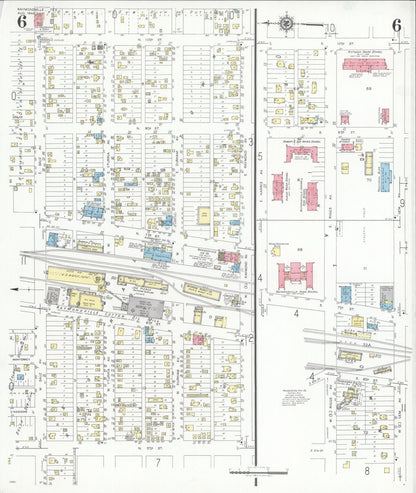 Sanborn Fire Insurance Map from Raymondville, Willacy County, Texas (1948), Sheet #0006 - Complete Map Set gallery image, historic Sanborn map, vintage wall art, Texas Texas
