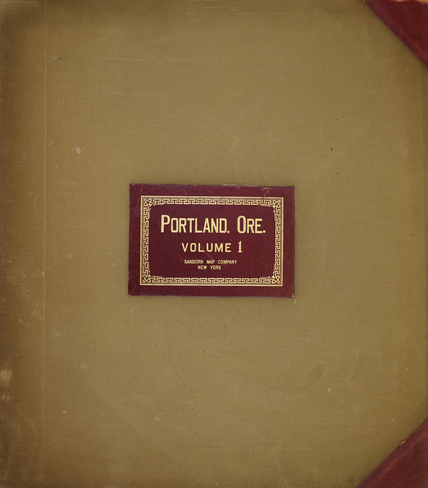 Sanborn Fire Insurance Map from Portland, Multnomah County, Oregon (1950), Sheet #0001 - Complete Map Set gallery image, historic Sanborn map, vintage wall art, Oregon Oregon