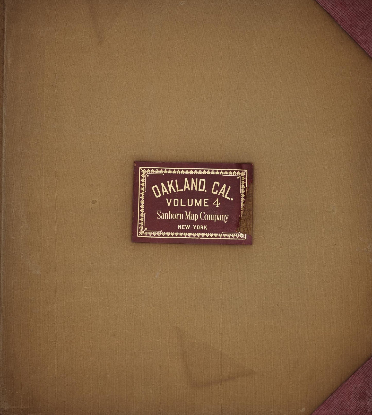 Sanborn Fire Insurance Map from Oakland, Alameda County, California (1951), Sheet #0001 - Complete Map Set gallery image, historic Sanborn map, vintage wall art, California California
