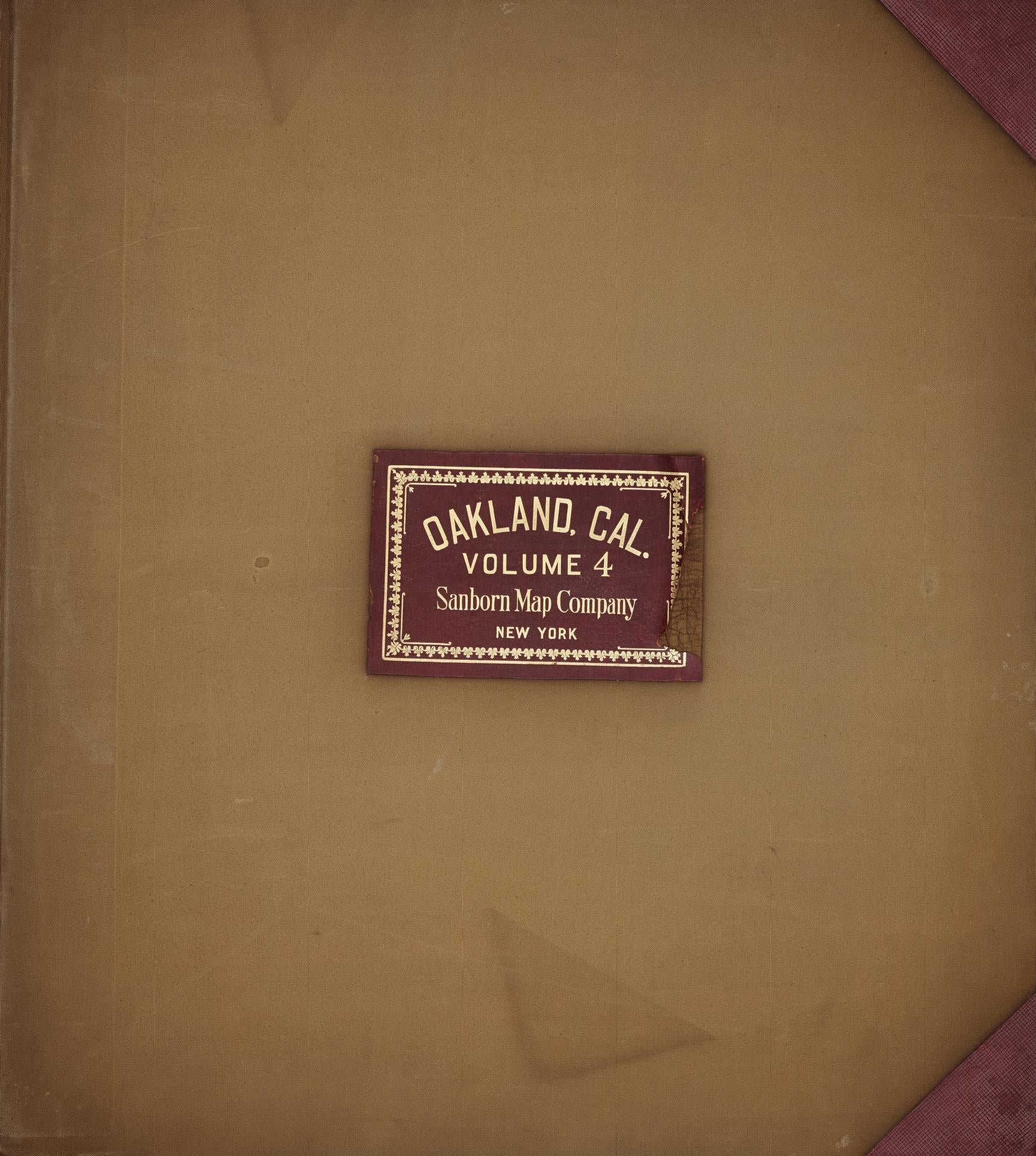 Sanborn Fire Insurance Map from Oakland, Alameda County, California (1951), Sheet #0001 - Complete Map Set gallery image, historic Sanborn map, vintage wall art, California California