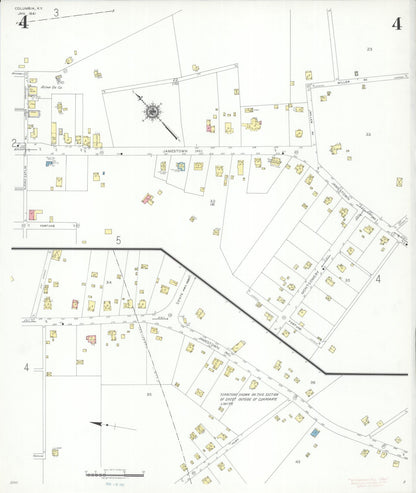 Sanborn Fire Insurance Map from Columbia, Adair County, Kentucky (1941), Sheet #0004 - Complete Map Set gallery image, historic Sanborn map, vintage wall art, Kentucky Kentucky