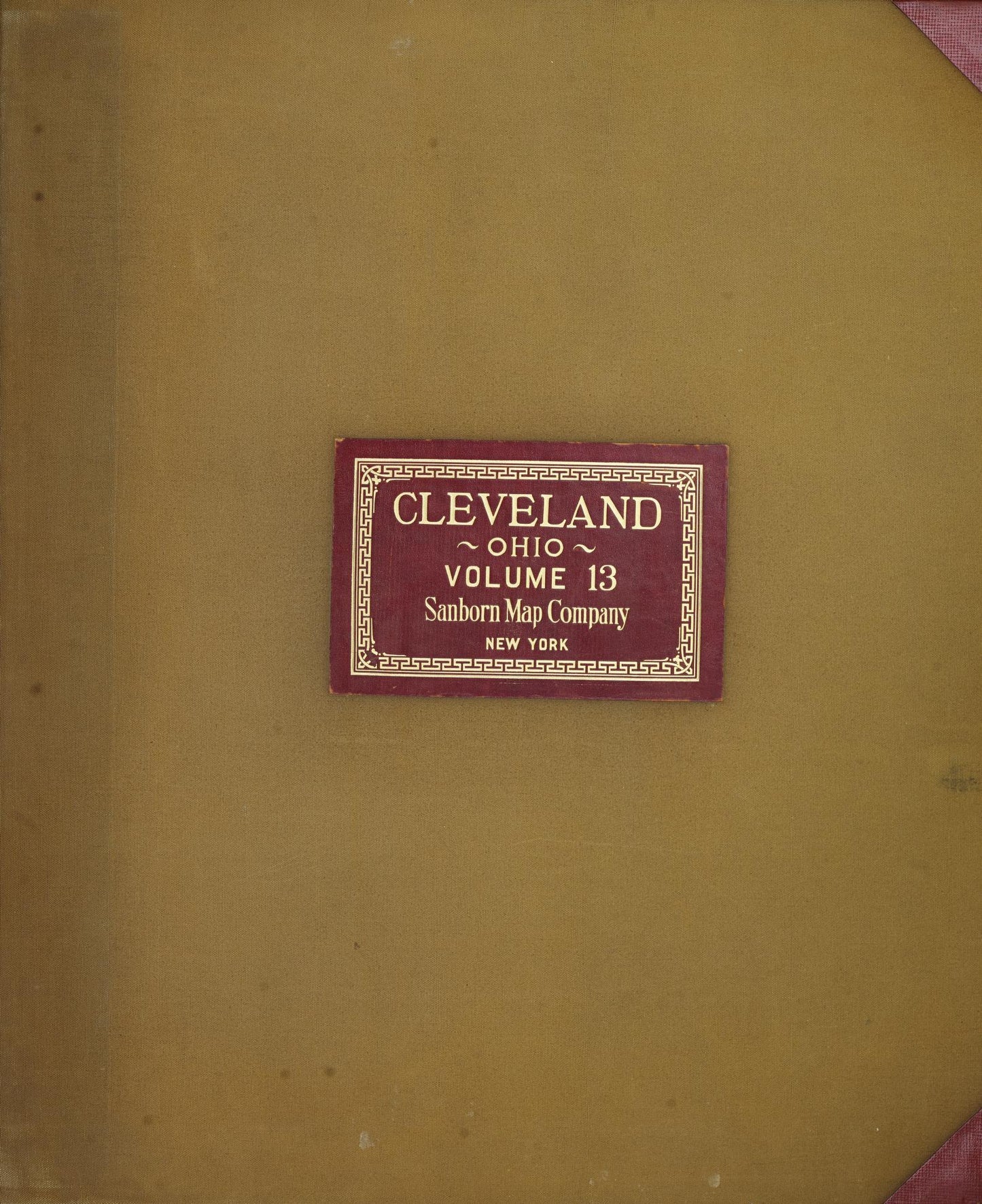 Sanborn Fire Insurance Map from Cleveland, Cuyahoga County, Ohio (1950), Sheet #0001 - Complete Map Set gallery image, historic Sanborn map, vintage wall art, Ohio Ohio