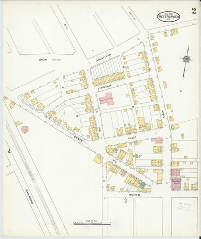 Sanborn Fire Insurance Map from West Fairview, Cumberland County, Pennsylvania (1910), Sheet #0002 - Complete Map Set gallery image, historic Sanborn map, vintage wall art, Pennsylvania Pennsylvania