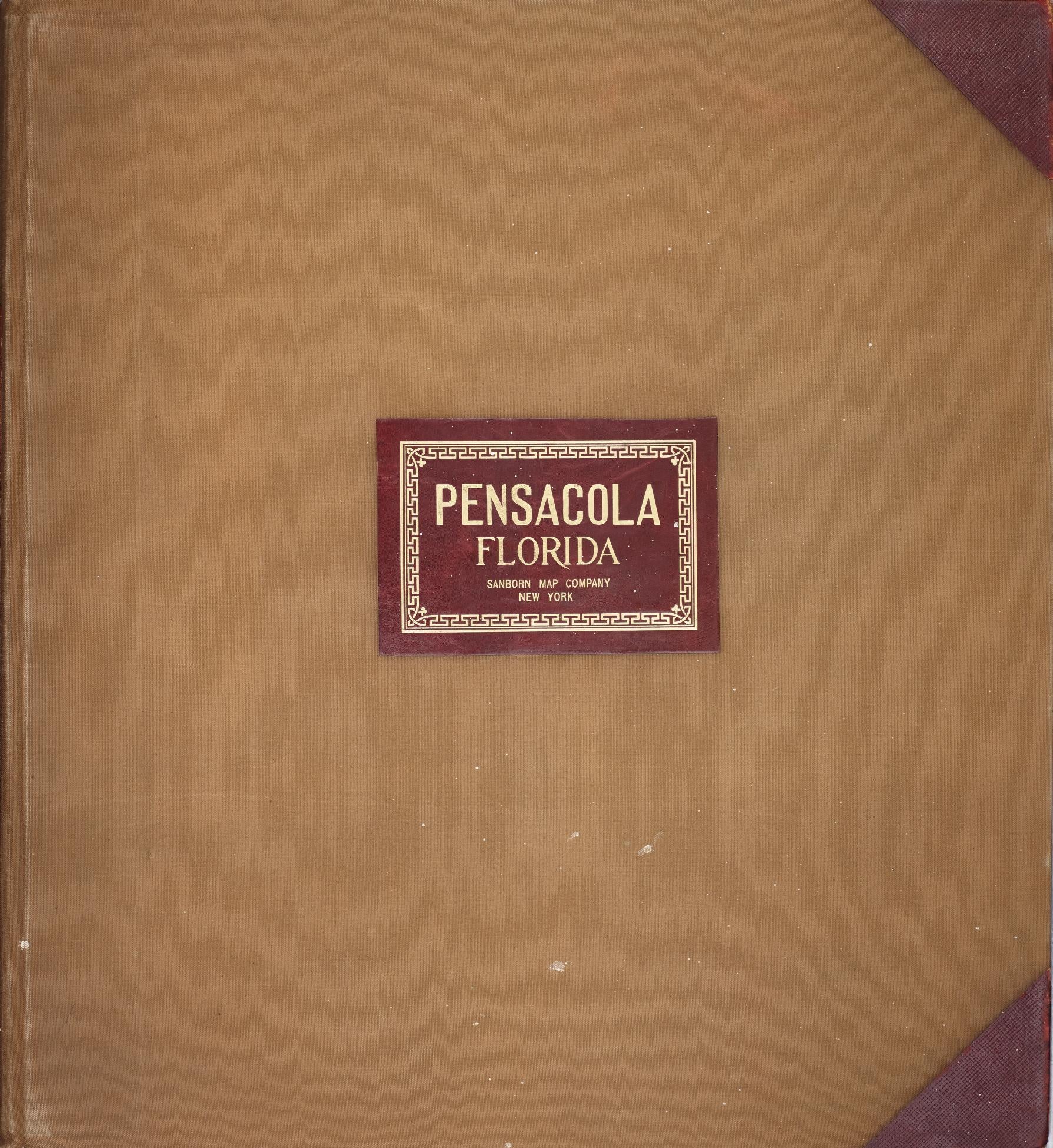Sanborn Fire Insurance Map from Pensacola, Escambia County, Florida (1951), Sheet #0001 - Complete Map Set gallery image, historic Sanborn map, vintage wall art, Florida Florida
