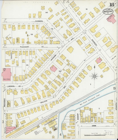 Sanborn Fire Insurance Map from Bradford, McKean County, Pennsylvania (1899), Sheet #0018 - Complete Map Set gallery image, historic Sanborn map, vintage wall art, Pennsylvania Pennsylvania