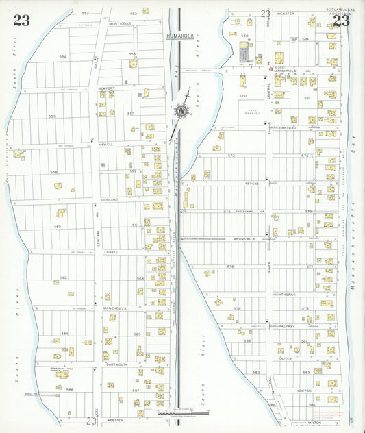 Sanborn Fire Insurance Map from Scituate, Plymouth County, Massachusetts (1939), Sheet #0023 - Historic Sanborn Fire Insurance Map Print, vintage old map wall art, antique decor, genealogy gift, Massachusetts Massachusetts map