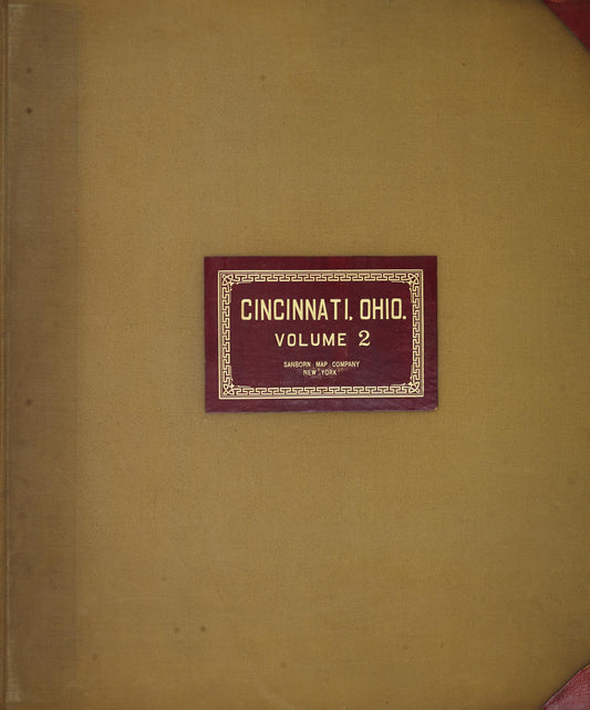 Sanborn Fire Insurance Map from Cincinnati, Hamilton County, Ohio (1950), Sheet #0001 - Complete Map Set gallery image, historic Sanborn map, vintage wall art, Ohio Ohio