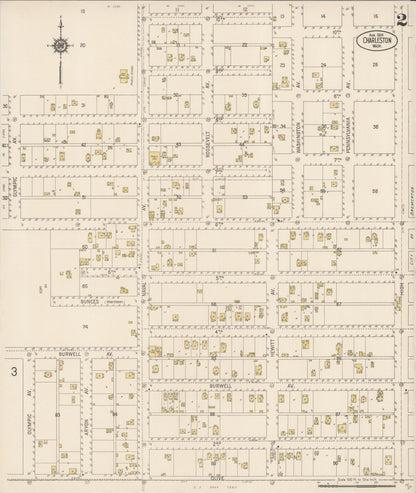 Sanborn Fire Insurance Map from Charleston, Kitsap County, Washington (1914), Sheet #0002 - Complete Map Set gallery image, historic Sanborn map, vintage wall art, Washington Washington