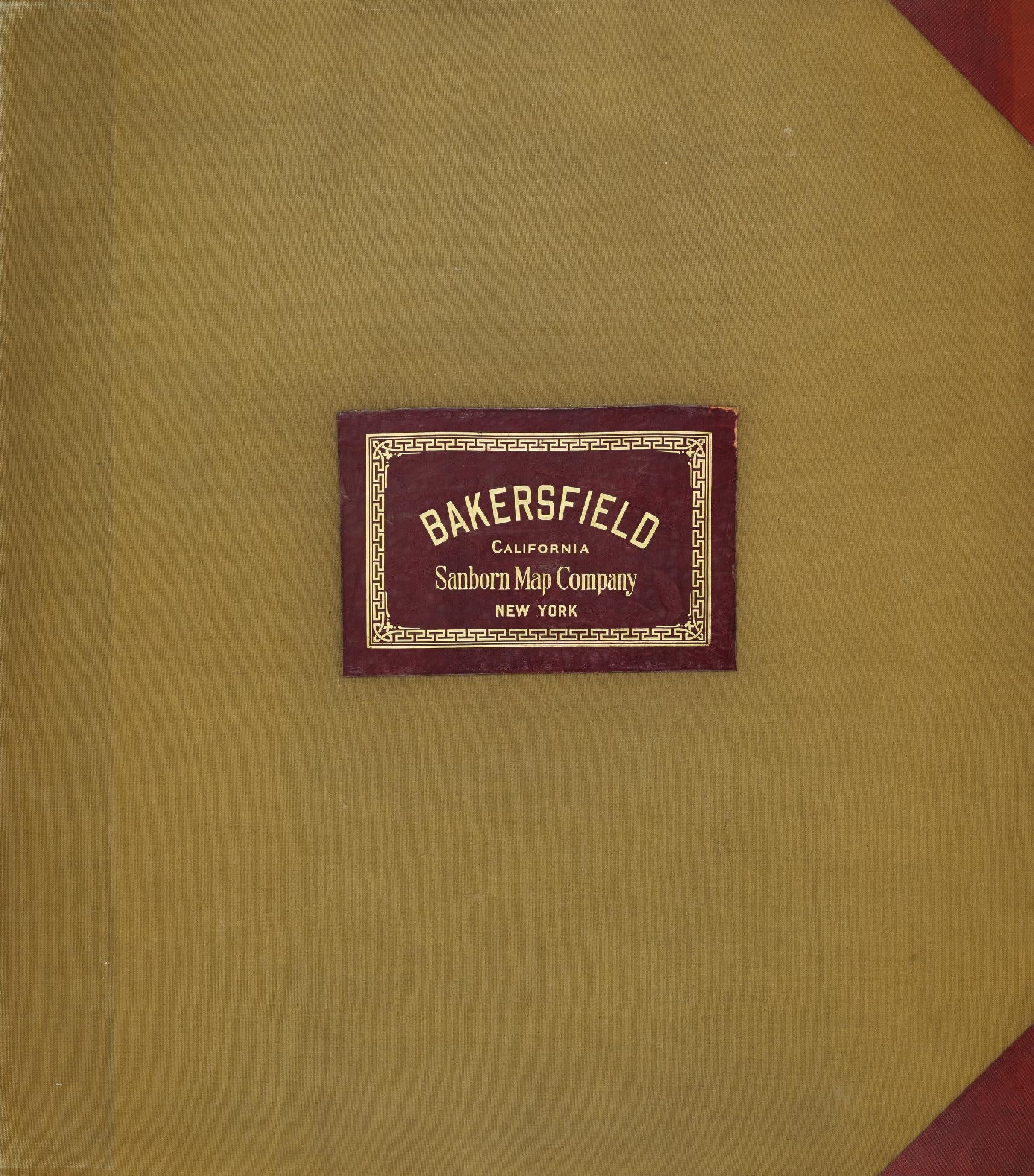 Sanborn Fire Insurance Map from Bakersfield, Kern County, California (1951), Sheet #0001 - Historic Sanborn Fire Insurance Map Print, vintage old map wall art, antique decor, genealogy gift, California California map
