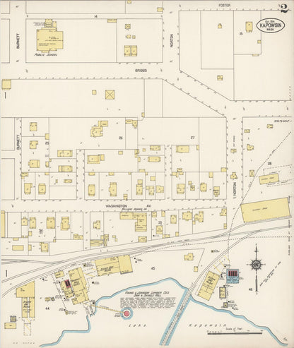 Sanborn Fire Insurance Map from Kapowsin, Pierce County, Washington (1914), Sheet #0002 - Complete Map Set gallery image, historic Sanborn map, vintage wall art, Washington Washington