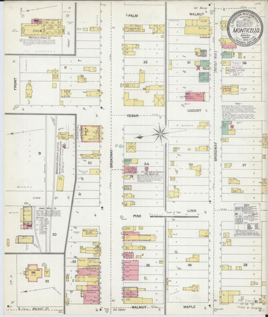 Sanborn Fire Insurance Map from Monticello, Wright County, Minnesota. (1903) – Map View