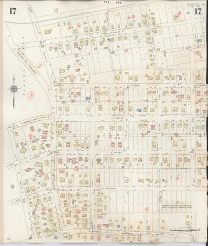 Sanborn Fire Insurance Map from Palestine, Anderson County, Texas (1949), Sheet #0017 - Complete Map Set gallery image, historic Sanborn map, vintage wall art, Texas Texas
