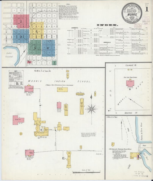 Sanborn Fire Insurance Map from Morris, Stevens County, Minnesota. (1902) – Map View
