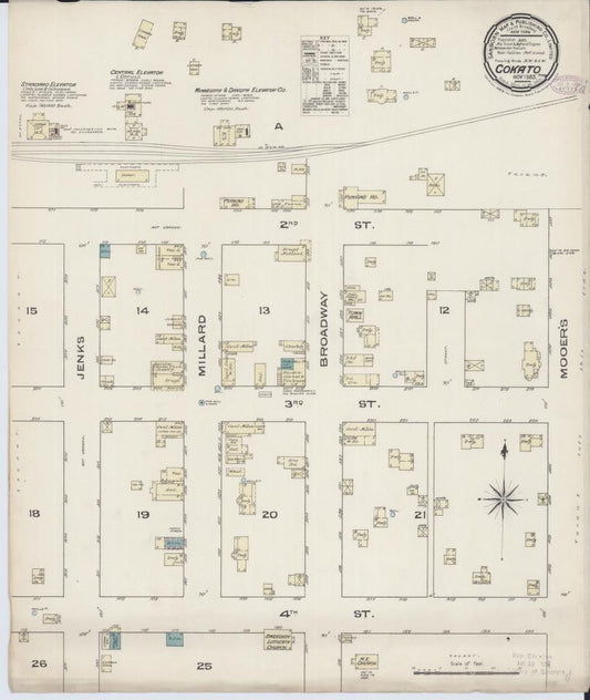 Sanborn Fire Insurance Map from Cokato, Wright County, Minnesota. (1885) – Map View