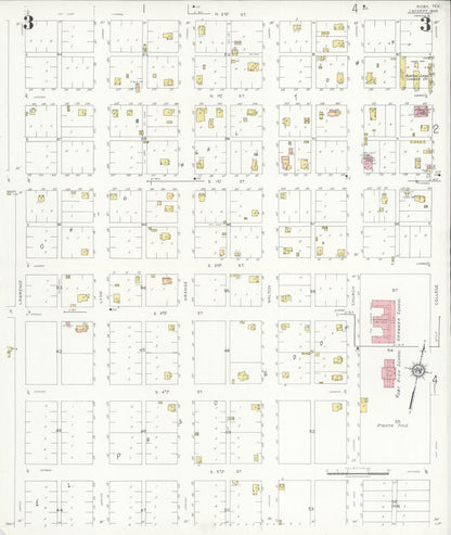 Sanborn Fire Insurance Map from Roby, Fisher County, Texas (1935), Sheet #0003 - Complete Map Set gallery image, historic Sanborn map, vintage wall art, Texas Texas