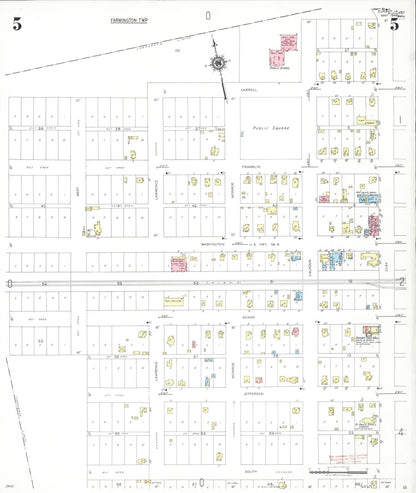 Sanborn Fire Insurance Map from Durant, Cedar County, Iowa (1948), Sheet #0005 - Historic Sanborn Fire Insurance Map Print
