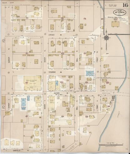 Sanborn Fire Insurance Map from Mount Vernon, Skagit County, Washington (1948), Sheet #0016 - Complete Map Set gallery image, historic Sanborn map, vintage wall art, Washington Washington