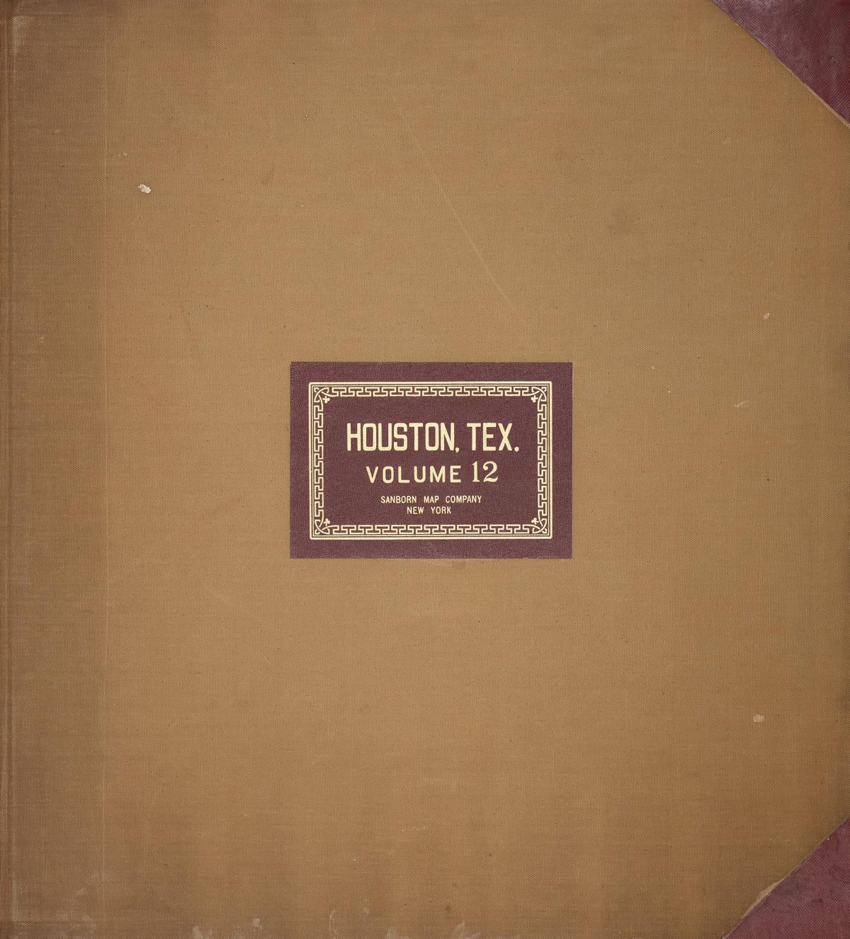 Sanborn Fire Insurance Map from Houston, Harris County, Texas (1950), Sheet #0001 - Complete Map Set gallery image, historic Sanborn map, vintage wall art, Texas Texas