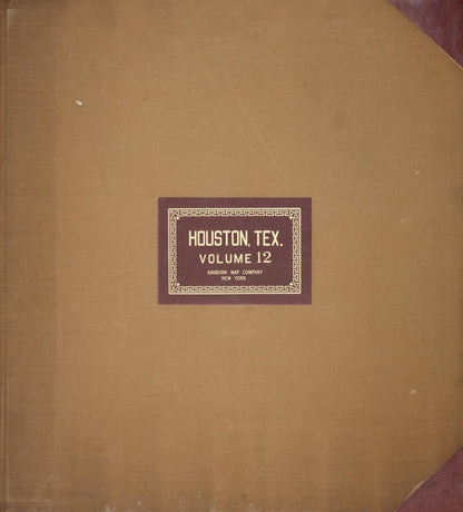 Sanborn Fire Insurance Map from Houston, Harris County, Texas (1950), Sheet #0001 - Complete Map Set gallery image, historic Sanborn map, vintage wall art, Texas Texas