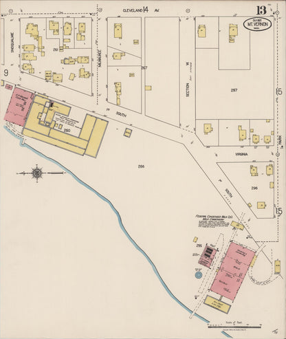Sanborn Fire Insurance Map from Mount Vernon, Skagit County, Washington (1921), Sheet #0013 - Complete Map Set gallery image, historic Sanborn map, vintage wall art, Washington Washington