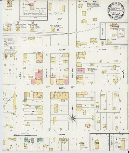 Sanborn Fire Insurance Map from Cokato, Wright County, Minnesota. (1899) – Map View