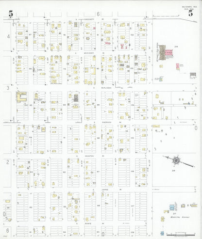 Sanborn Fire Insurance Map from McCamey, Upton County, Texas (1946), Sheet #0005 - Complete Map Set gallery image, historic Sanborn map, vintage wall art, Texas Texas