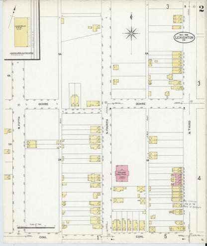 Sanborn Fire Insurance Map from Lehighton, Carbon County, Pennsylvania (1908), Sheet #0002 - Complete Map Set gallery image, historic Sanborn map, vintage wall art, Pennsylvania Pennsylvania