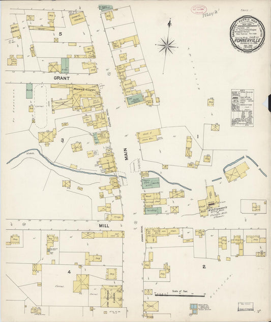 Sanborn Fire Insurance Map from Rohnerville, Humboldt County, California. (1889) – Historic Sanborn Fire Insurance Map Print