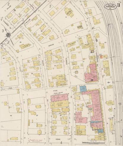 Sanborn Fire Insurance Map from Dunsmuir, Siskiyou County, California (1920), Sheet #0003 - Complete Map Set gallery image, historic Sanborn map, vintage wall art, California California