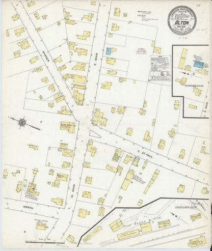 Sanborn Fire Insurance Map from Alton, Wayne County, New York (1911), Sheet #0001 - Historic Sanborn Fire Insurance Map Print, vintage old map wall art, antique decor, genealogy gift, New York New York map