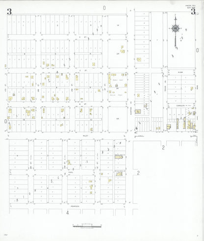 Sanborn Fire Insurance Map from Freer, Duval County, Texas (1948), Sheet #0003 - Complete Map Set gallery image, historic Sanborn map, vintage wall art, Texas Texas