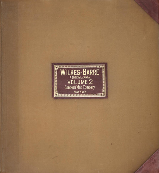 Sanborn Fire Insurance Map from Wilkes Barre, Luzerne County, Pennsylvania (1950), Sheet #0001 - Complete Map Set gallery image, historic Sanborn map, vintage wall art, Pennsylvania Pennsylvania