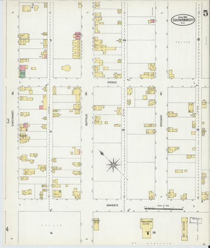 Sanborn Fire Insurance Map from Egg Harbor City, Atlantic County, New Jersey (1903), Sheet #0005 - Complete Map Set gallery image, historic Sanborn map, vintage wall art, New Jersey New Jersey