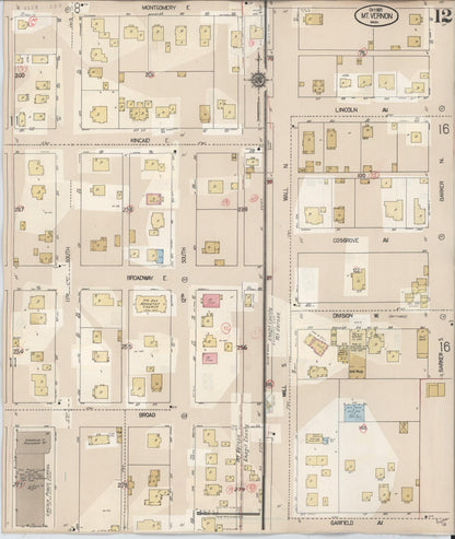 Sanborn Fire Insurance Map from Mount Vernon, Skagit County, Washington (1948), Sheet #0012 - Complete Map Set gallery image, historic Sanborn map, vintage wall art, Washington Washington