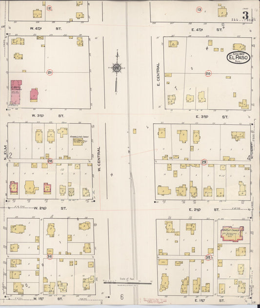 Sanborn Fire Insurance Map from El Paso, Woodford County, Illinois (1941), Sheet #0003 - Historic Sanborn Fire Insurance Map Print, vintage old map wall art, antique decor, genealogy gift, Illinois Illinois map