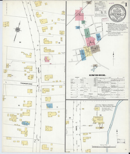 Sanborn Fire Insurance Map from Greenville, Muhlenberg County, Kentucky. (1910) – Historic Sanborn Fire Insurance Map Print