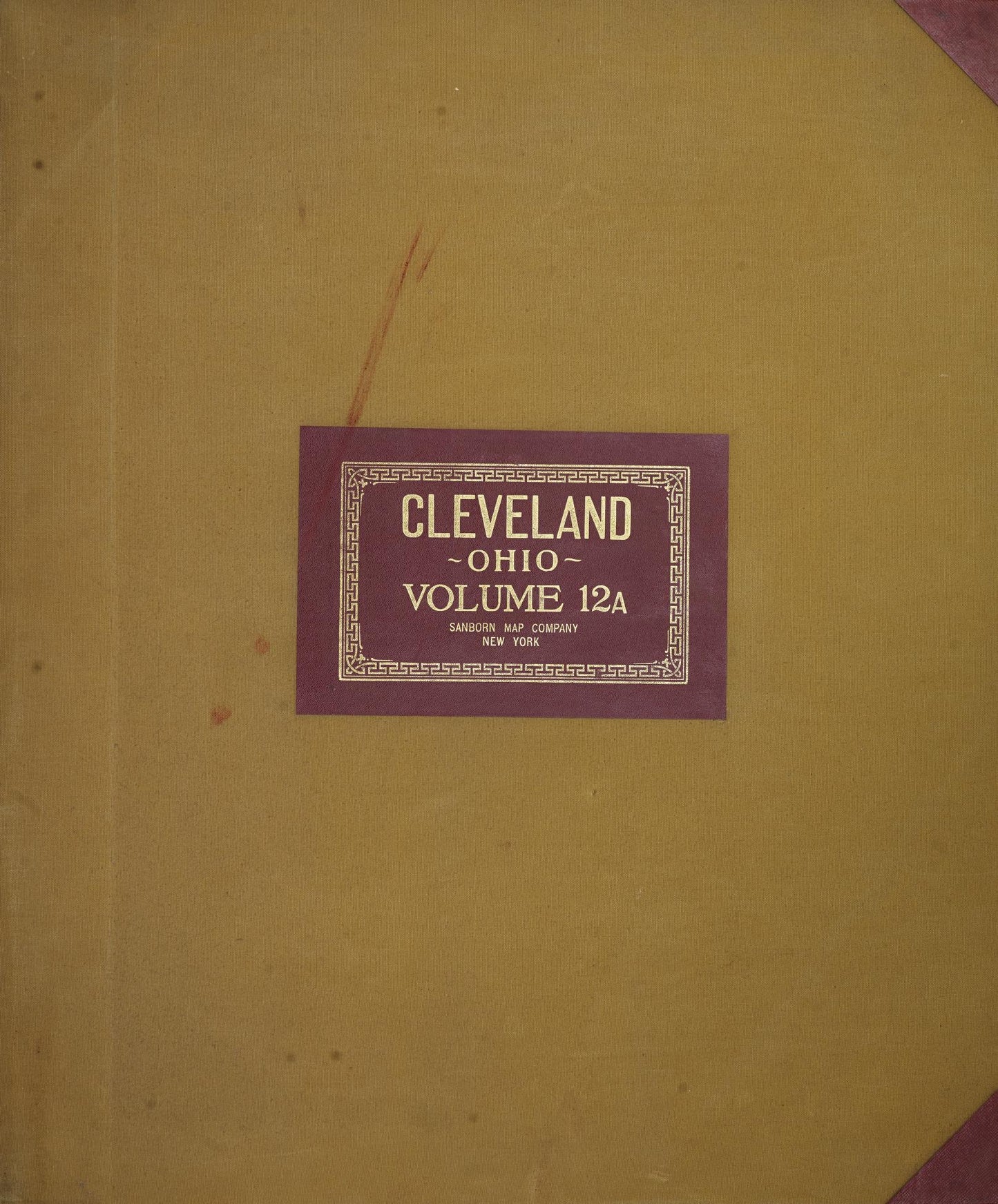 Sanborn Fire Insurance Map from Cleveland, Cuyahoga County, Ohio (1950), Sheet #0001 - Complete Map Set gallery image, historic Sanborn map, vintage wall art, Ohio Ohio