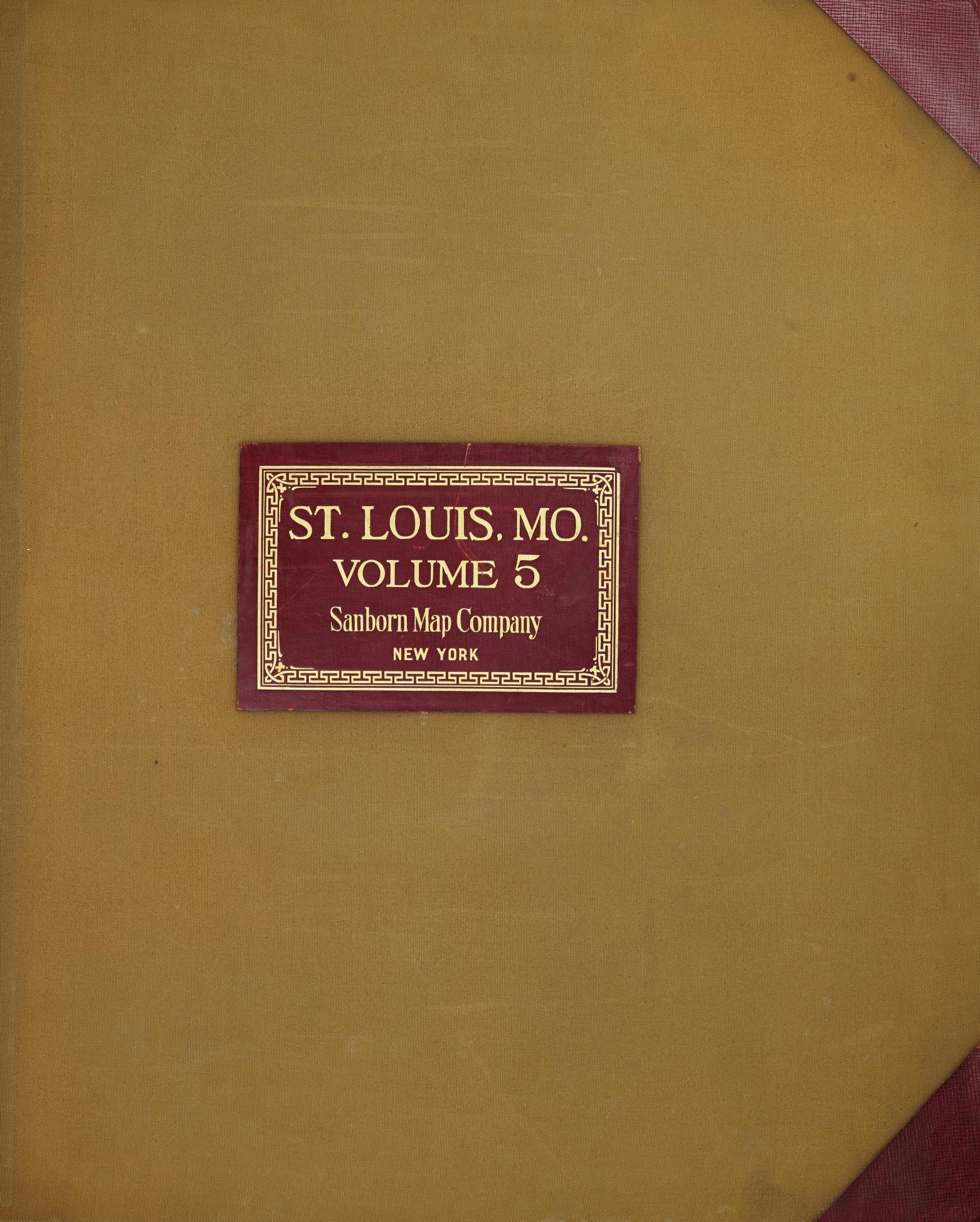 Sanborn Fire Insurance Map from Saint Louis, Independent City, Missouri (1951), Sheet #0001 - Historic Sanborn Fire Insurance Map Print, vintage old map wall art, antique decor, genealogy gift, Missouri Missouri map
