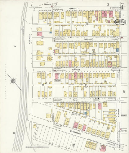 Sanborn Fire Insurance Map from Natrona, Allegheny County, Pennsylvania (1921), Sheet #0004 - Complete Map Set gallery image, historic Sanborn map, vintage wall art, Pennsylvania Pennsylvania