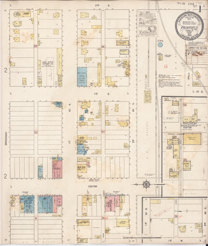 Sanborn Fire Insurance Map from Fairfield, Camas County, Idaho (1931), Sheet #0001 - Complete Map Set gallery image, historic Sanborn map, vintage wall art, Idaho Idaho
