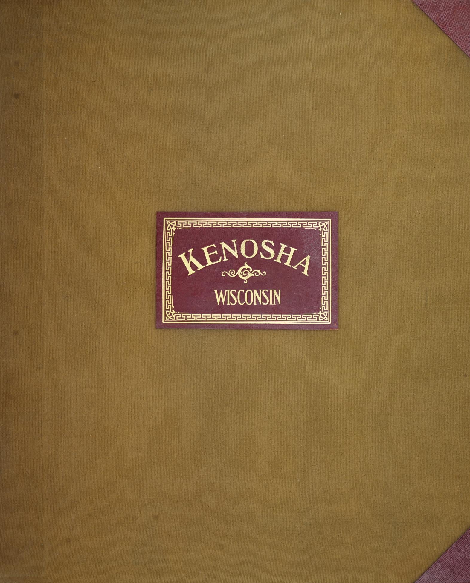 Sanborn Fire Insurance Map from Kenosha, Kenosha County, Wisconsin (1950), Sheet #0001 - Historic Sanborn Fire Insurance Map Print, vintage old map wall art, antique decor, genealogy gift, Wisconsin Wisconsin map