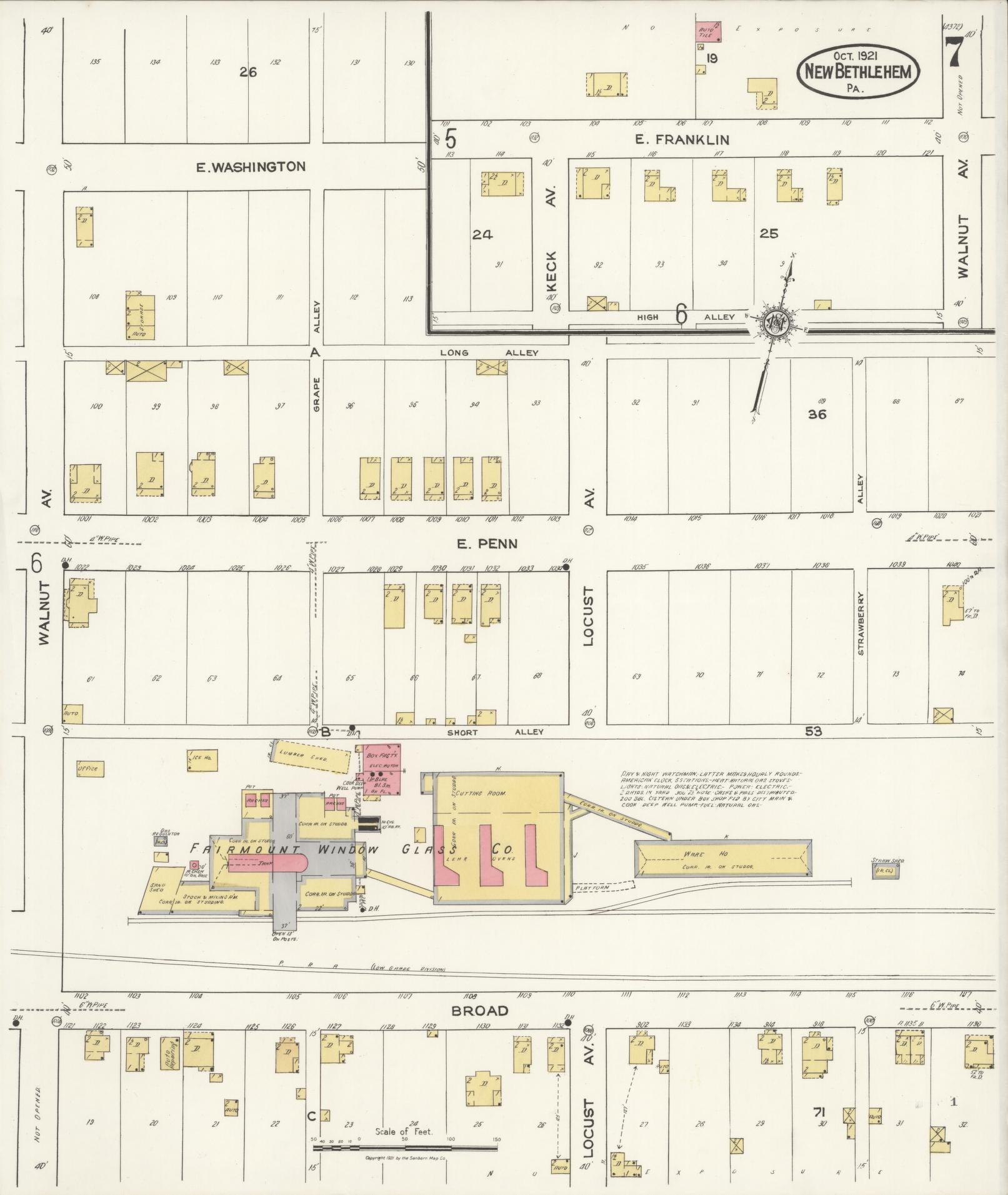 Sanborn Fire Insurance Map from New Bethlehem, Clarion County ...