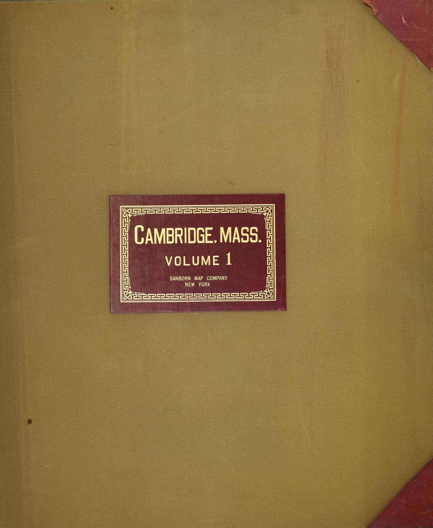 Sanborn Fire Insurance Map from Cambridge, Middlesex County, Massachusetts (1950), Sheet #0001 - Historic Sanborn Fire Insurance Map Print, vintage old map wall art, antique decor, genealogy gift, Massachusetts Massachusetts map