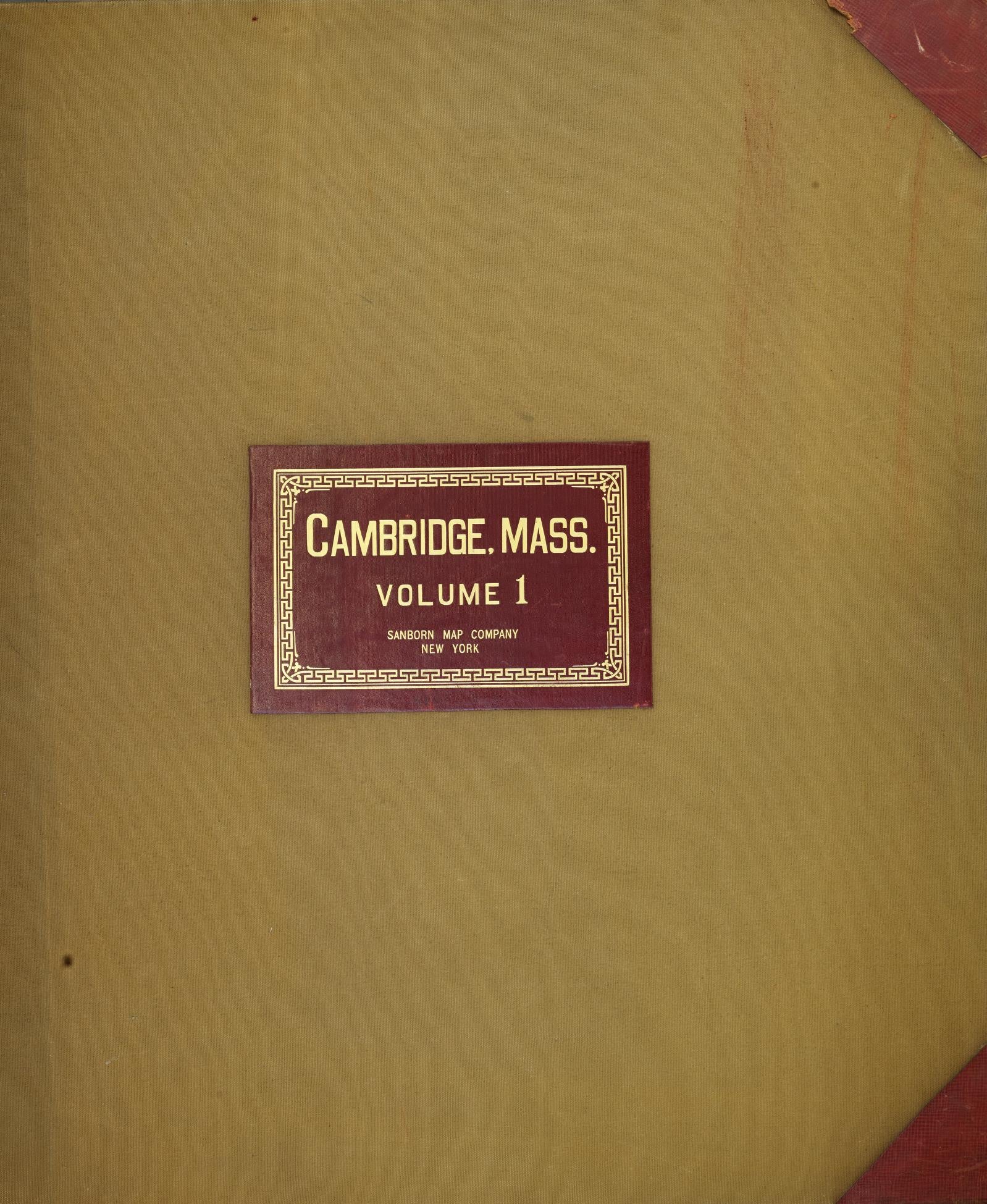 Sanborn Fire Insurance Map from Cambridge, Middlesex County, Massachusetts (1950), Sheet #0001 - Historic Sanborn Fire Insurance Map Print, vintage old map wall art, antique decor, genealogy gift, Massachusetts Massachusetts map