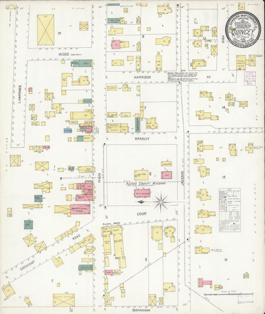 Sanborn Fire Insurance Map from Quincy, Plumas County, California. (1902) – Historic Sanborn Fire Insurance Map Print