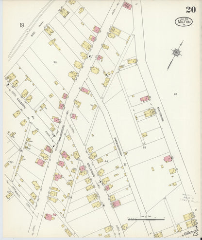Sanborn Fire Insurance Map from Milton, Northumberland County, Pennsylvania (1913), Sheet #0020 - Complete Map Set gallery image, historic Sanborn map, vintage wall art, Pennsylvania Pennsylvania